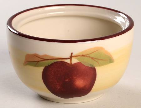 Russet Apple Sugar Bowl No Lid
