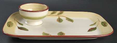 Spring Leaves (2 Piece) Chip & Dip Set