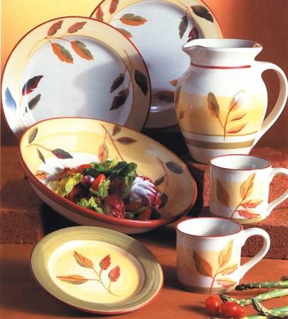 Spring Leaves Dinner Plate