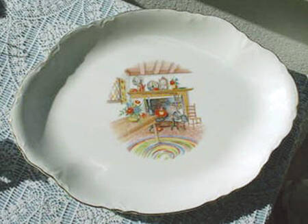 Colonial Kitchen (Republic) 13" Oval Serving Platter