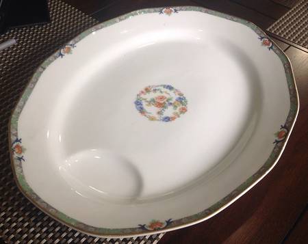 H1684 12" Oval Serving Platter