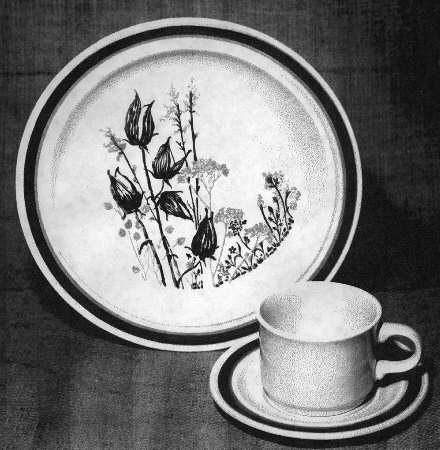 Cannes Flat Cup & Saucer Set