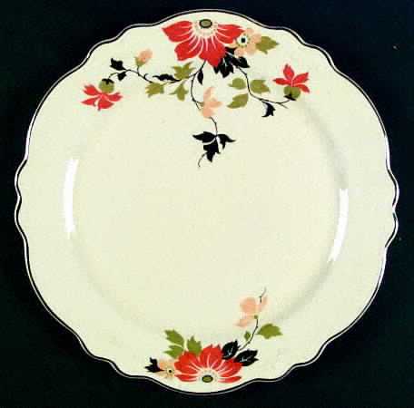 Red Beauty (Platinum Trim) by Homer Laughlin 