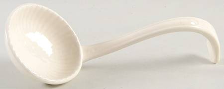 Creamware Solid Solid Piece Sauce Ladle
