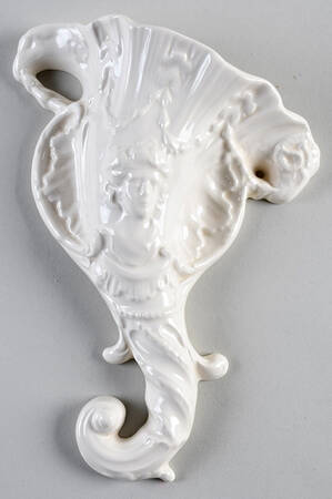 Creamware Solid Wall Pocket Vase