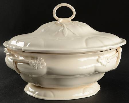 Creamware Solid Tureen &  Lid