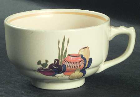 Mexicana (Century, Yellow Band) by Homer Laughlin 