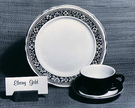 Ebony Gold by Homer Laughlin 