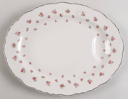 H1705 11" Oval Serving Platter with Well
