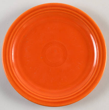Fiesta Mango Red (Orange) (Ironstone) Salad Plate