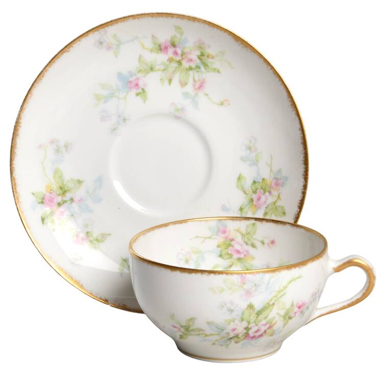 Schleiger 310-3 Flat Cup & Saucer Set