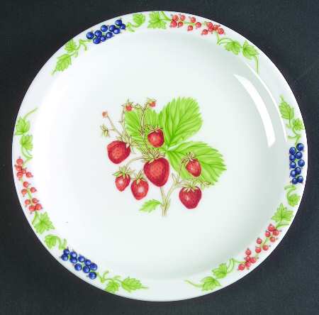 Berries Bread & Butter Plate