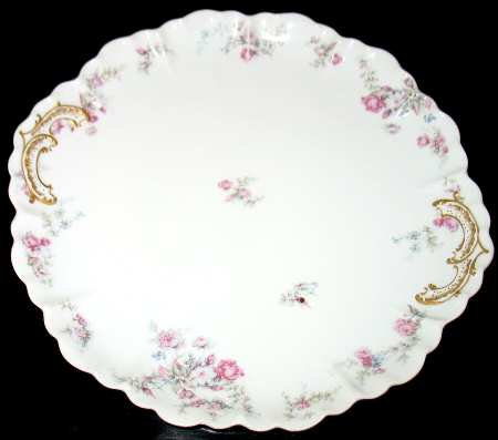 Schleiger 682-2 Handled Cake Plate