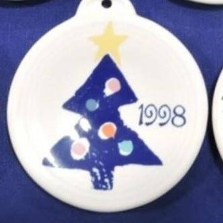 Fiesta Blue Tree Ornament