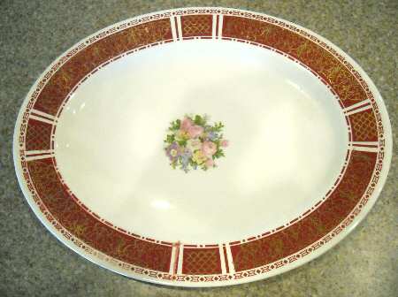 P531 13" Oval Serving Platter