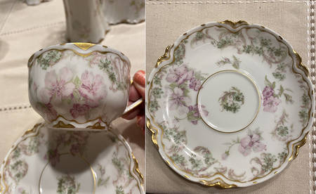 Schleiger 442-2 Flat Cup & Saucer Set