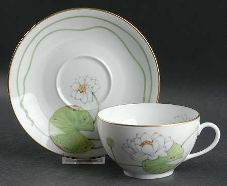 Nil (Gold Trim) Breakfast Cup & Saucer Set