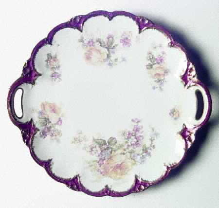 H1871 Handled Cake Plate