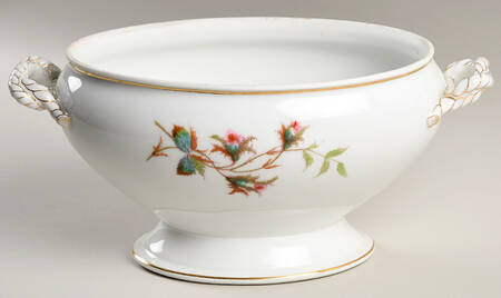 Moss Rose (Thin Gold Trim) Tureen No Lid