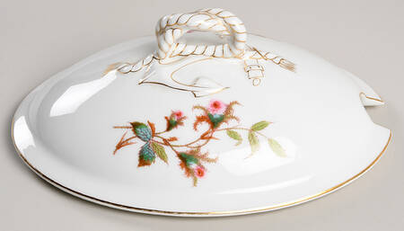 Moss Rose (Thin Gold Trim) Lid for Tureen