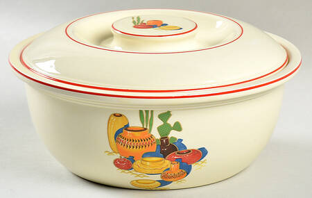 Mexicana (Kitchen Kraft, Red Band) by Homer Laughlin 
