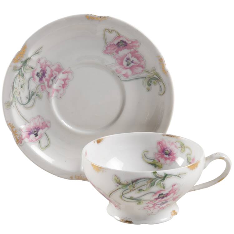 Schleiger 841-1 Footed Cup & Saucer Set by Haviland