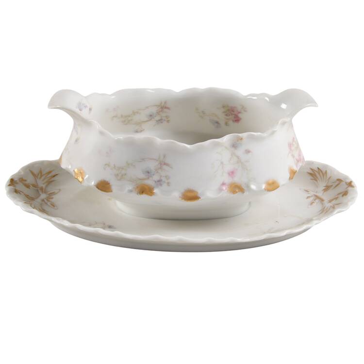 Schleiger 49-1 Gravy Boat with Attached Underplate