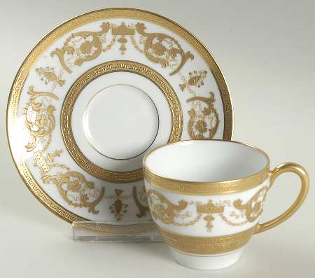 H1996 Flat Demitasse Cup & Saucer Set