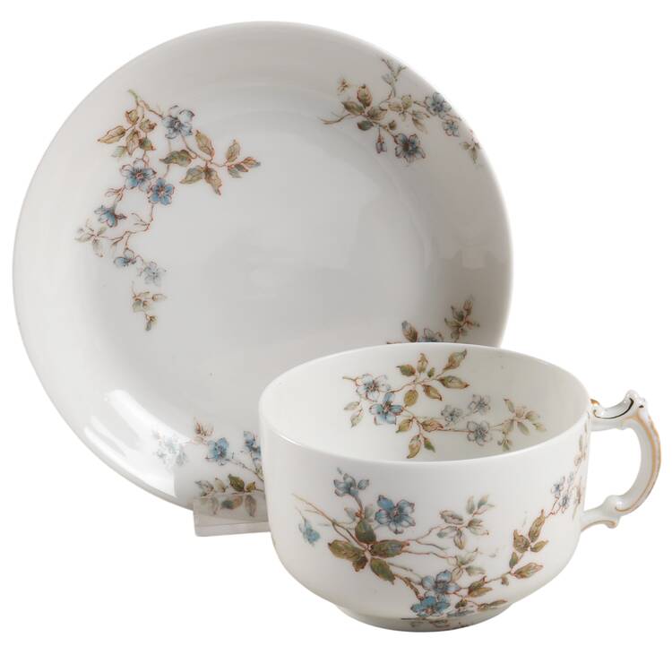 Schleiger 464-1 Flat Cup & Saucer Set