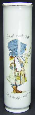 Holly Hobbie 7" Bud Vase