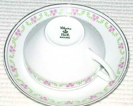 6014 Flat Cup & Saucer Set