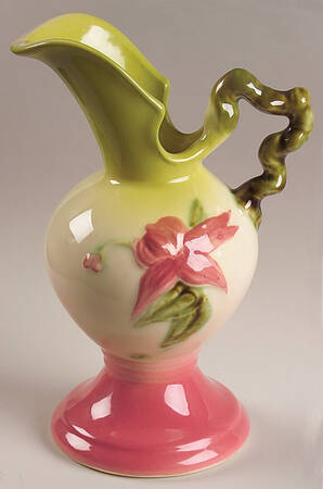 Woodland Chartreuse Pink (Glossy) 6" Ewer