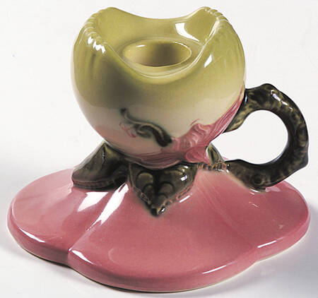 Woodland Chartreuse Pink (Glossy) Candleholder