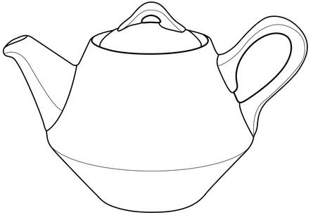 Autumn Leaf (Flareware) Flare Teapot & Lid