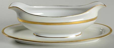 HUT1155 Gravy Boat with Attached Underplate