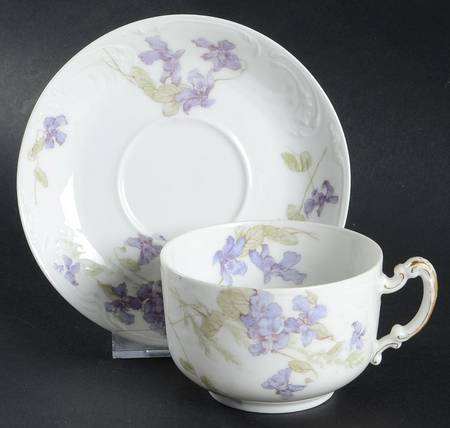 Schleiger 253-1 Flat Cup & Saucer Set