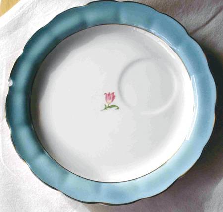 Blue Belle No 2 Coffee Set (Scallop) Snack Plate