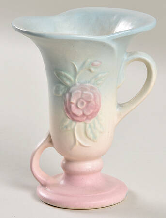 Camellia Open Rose 5" Vase