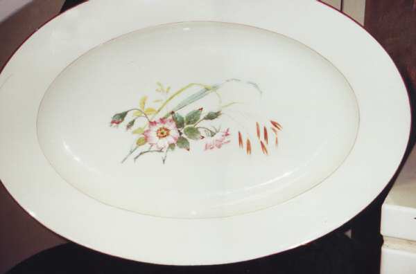 H2263 13" Oval Serving Platter