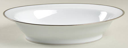 Florentine Platinum 9" Oval Vegetable Bowl