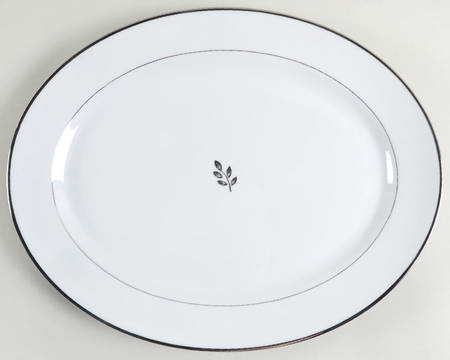 Florentine Platinum 15" Oval Serving Platter
