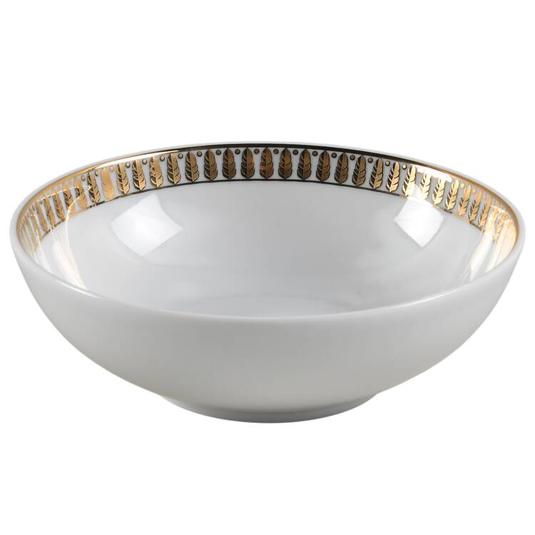 Plumes or (Gold) Coupe Cereal Bowl