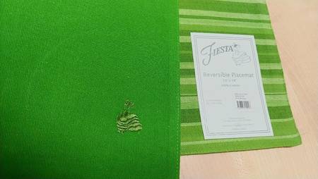 Fiesta Shamrock Green (Intro 2003) Reversible Cloth Placemat