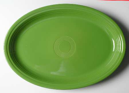 Fiesta Shamrock Green (Intro 2003) 19" Oval Serving Platter