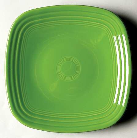 Fiesta Shamrock Green (Intro 2003) Square Luncheon Plate
