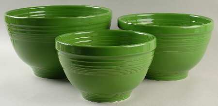 Fiesta Shamrock Green (Intro 2003) (3 Piece) Baking Bowl Set (11", 9", 8")