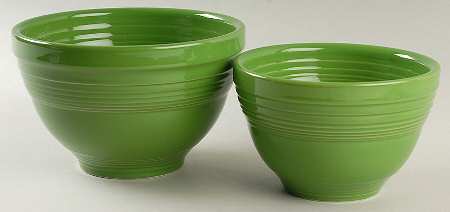 Fiesta Shamrock Green (Intro 2003) 2 Piece Prep Bowl Set (PREB6, PREB7)