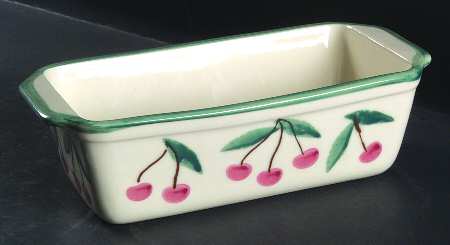 Cherries Jubilee Loaf Pan