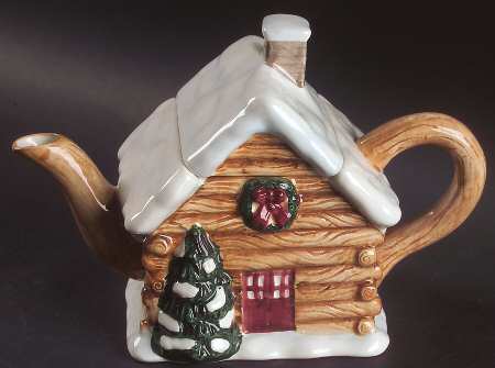 Northwoods Collection Figural Teapot & Lid