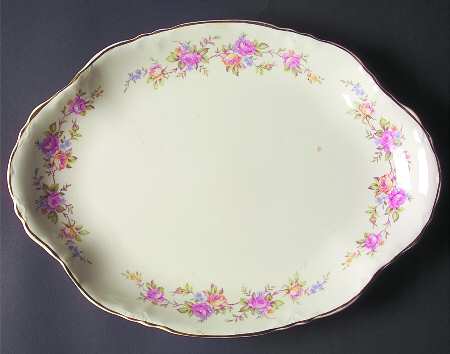 R1334 13" Oval Handled Platter